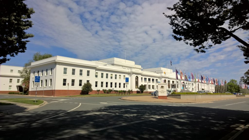 Antiguo Parlamento, Canberra