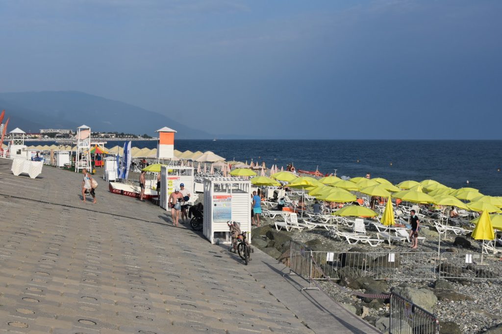 Playa en Sochi