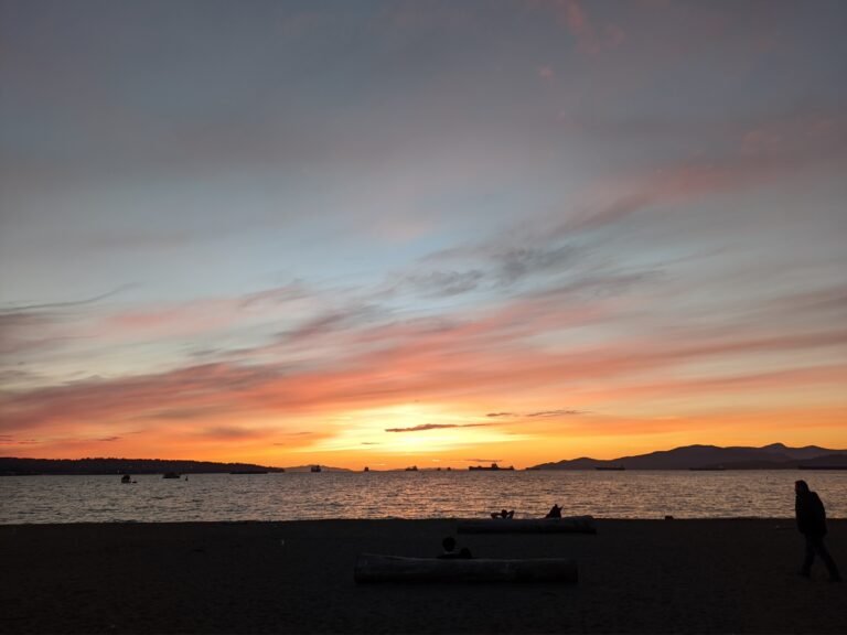 Atardecer en English Bay