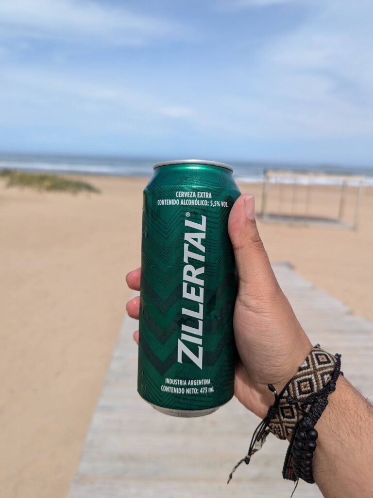Cerveza en la Playa de Punta del Este