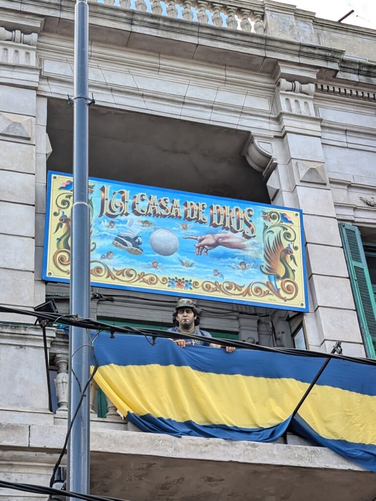 Maradona en Caminito