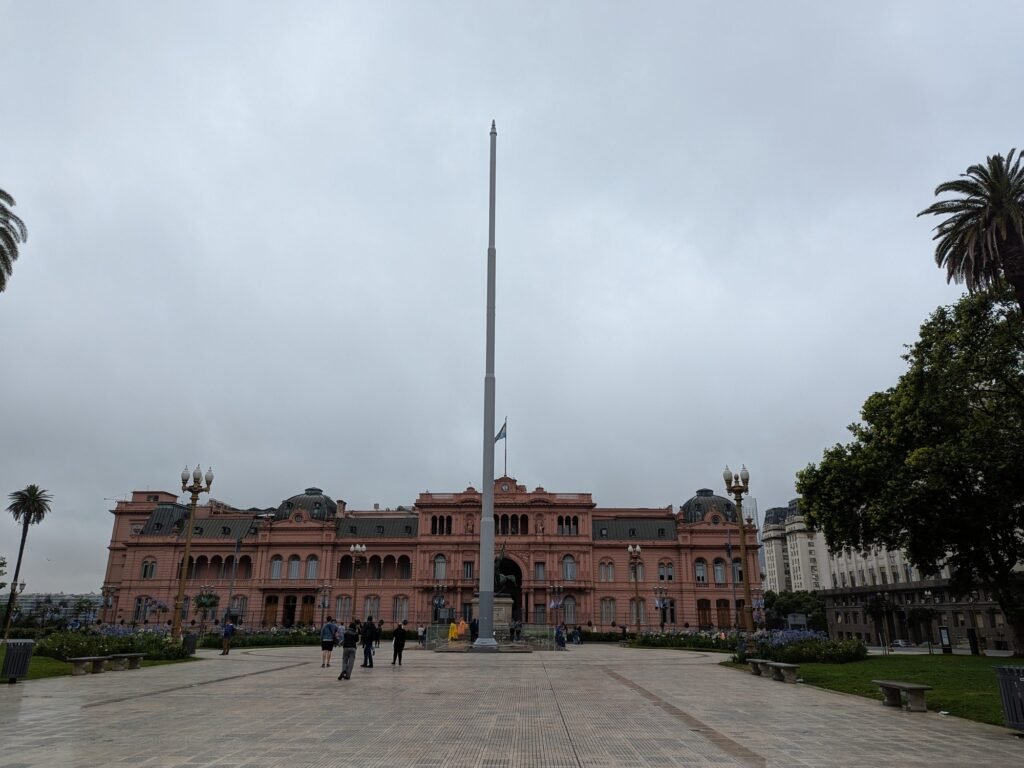 Casa Rosada en Plaza de Mayo